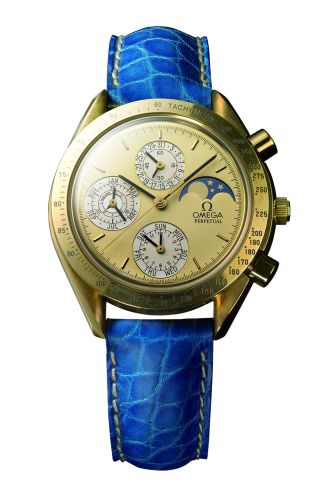 Omega Speedmaster Perpetual Calendar Yellow Gold / Champagne /